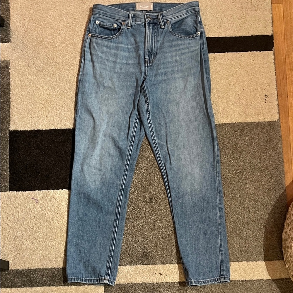 Everlane Light Blue Mid-rise Straight “The Summer Jean”